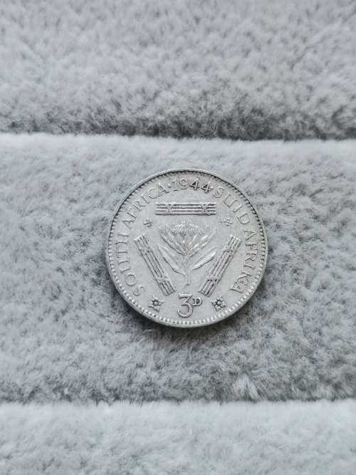 Union 1944 Threepence