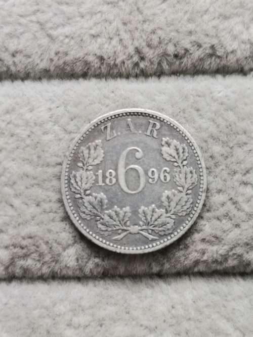 1896 ZAR Sixpence