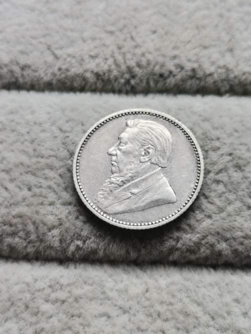 1897 ZAR Sixpence (XF/AU)