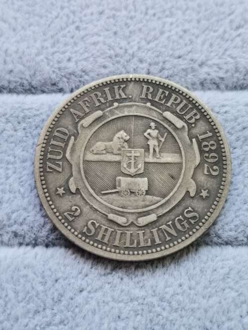 ZAR 1892 Two Shilling