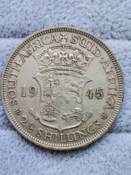 Union 1945 Two and a Half Shilling (Error)