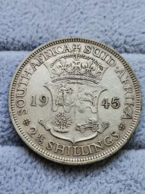 Union 1945 Two and a Half Shilling (Error)