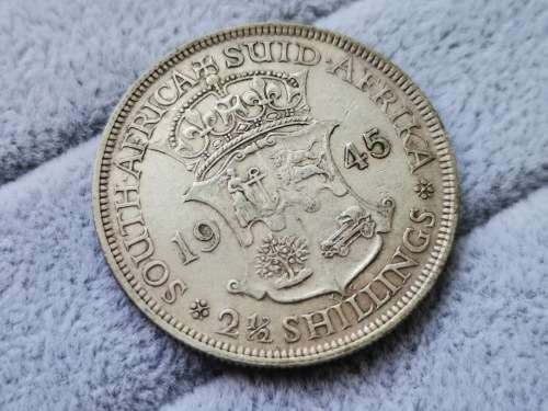 Union 1945 Two and a Half Shilling (Error)