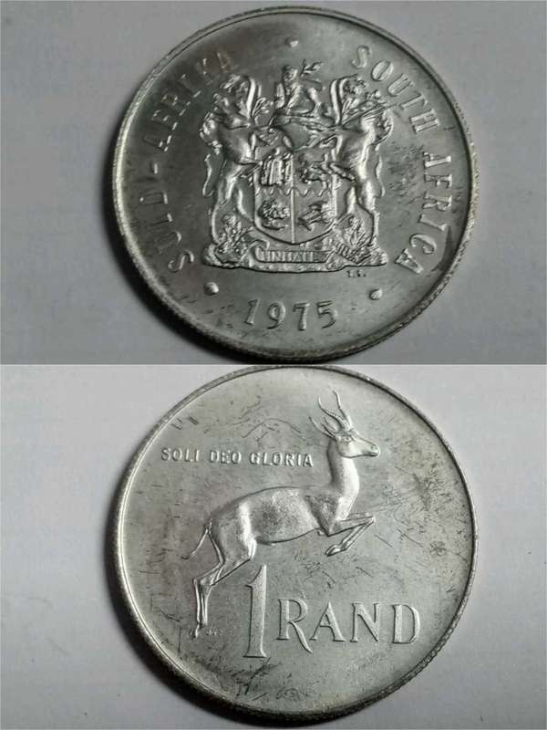 **R1 Auction** RSA 1975 Silver 1 Rand