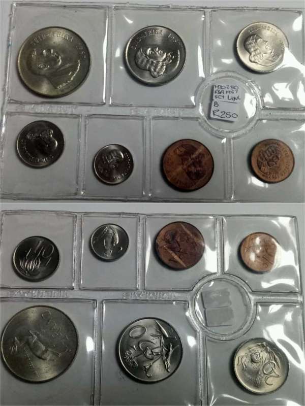 RSA 1967 UNC Set