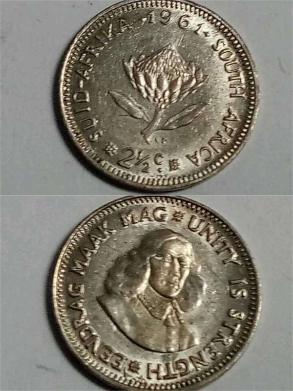 RSA 1961 Two and a Half Cent