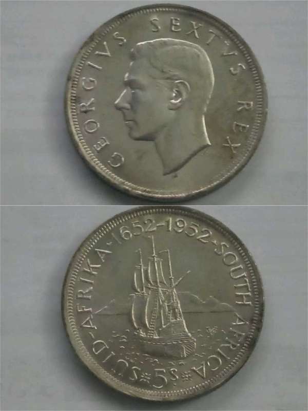 DISCOUNT!!! Union 1952 Five Shilling - Proof like