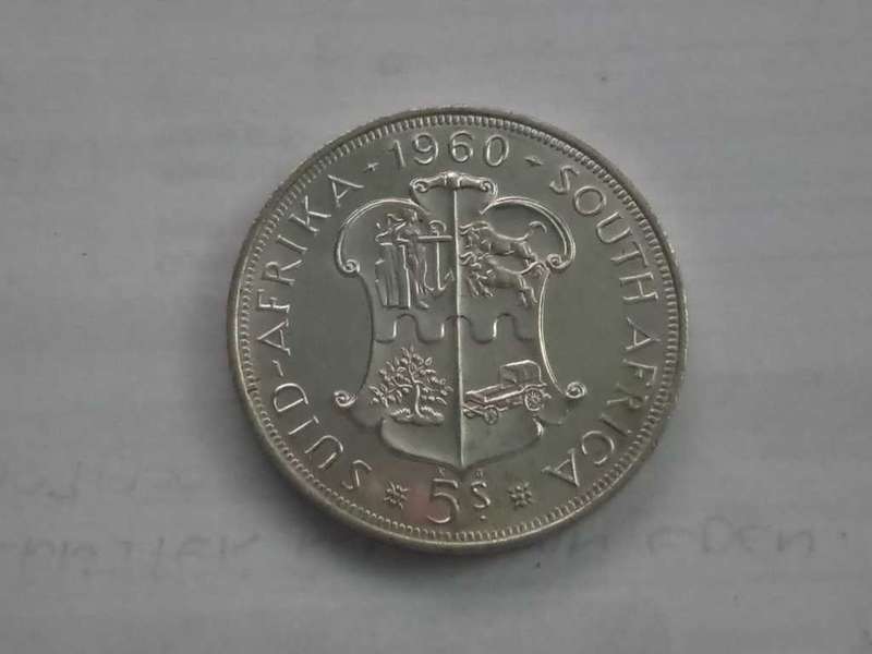 DISCOUNT!!! Union 1960 Five Shilling - PROOF