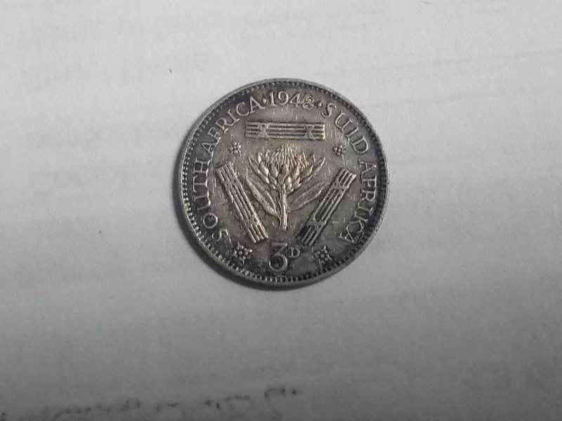 DISCOUNT!!! Union 1948 Threepence