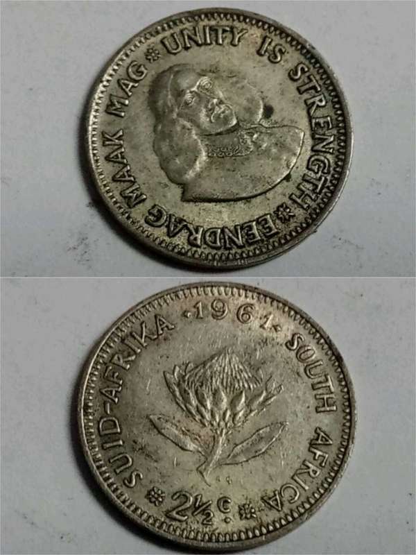 RSA 1961 Two and a Half Cent