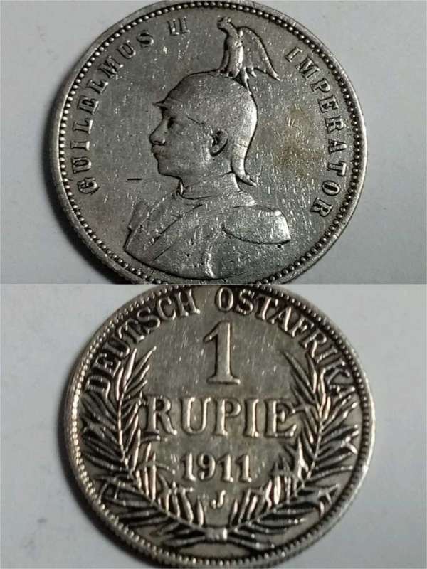 German 1911 One Rupee