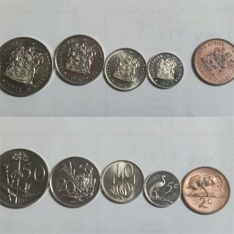RSA 1971 UNC Cents