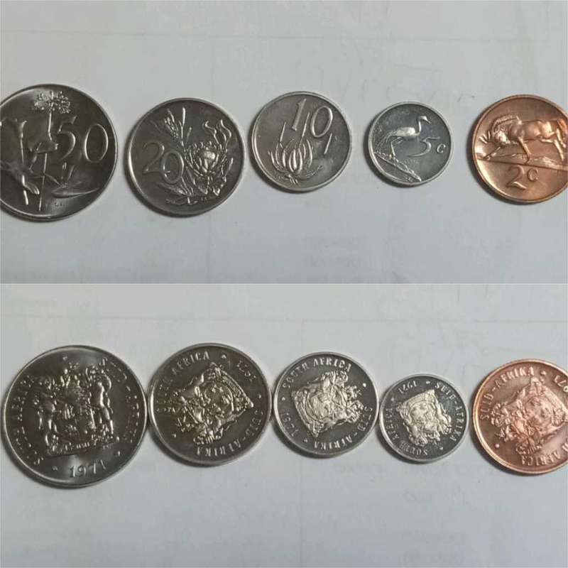 RSA 1971 UNC Cents