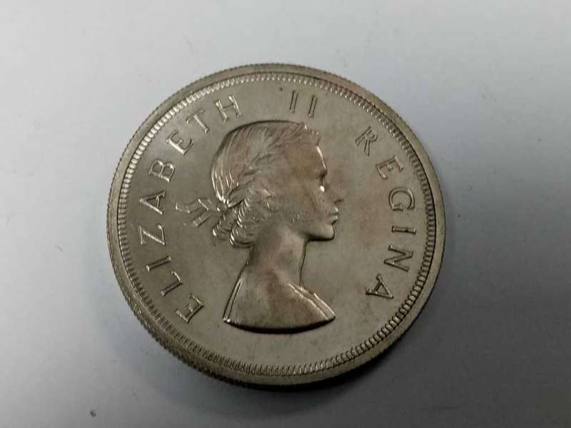 DISCOUNT!!! Union 1954 Five Shilling PROOF_LIKE