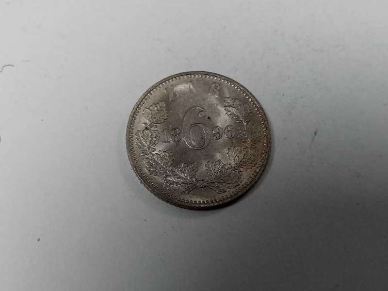 ZAR 1896 Sixpence
