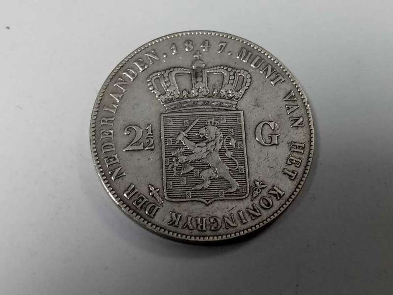 Netherlands 2.5 Gulden 1847