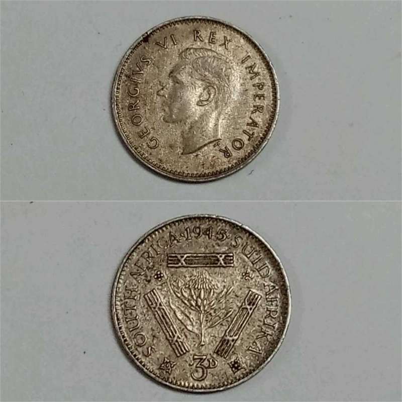 Union 1945 Threepence