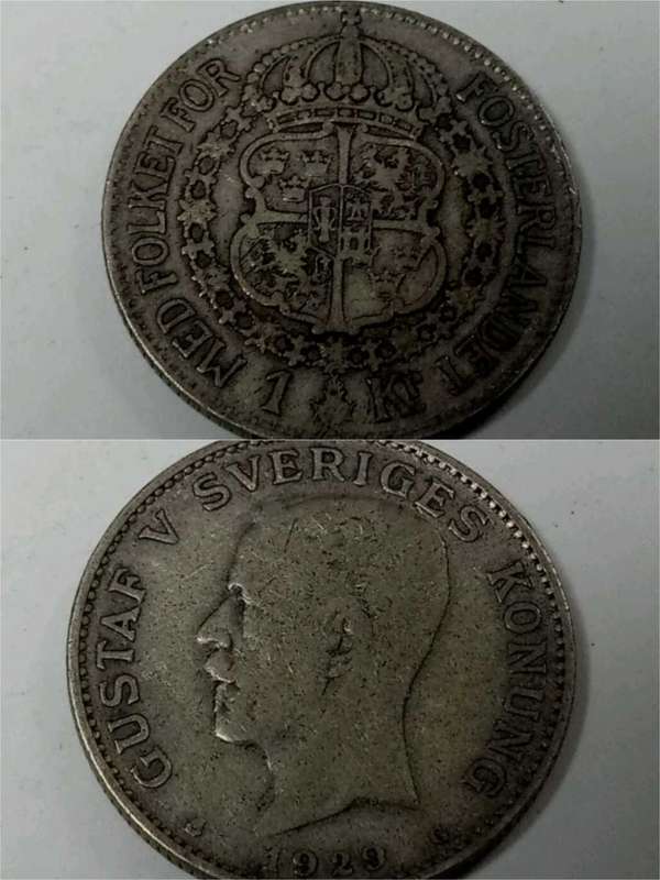 Sweden 1 Krona 1929
