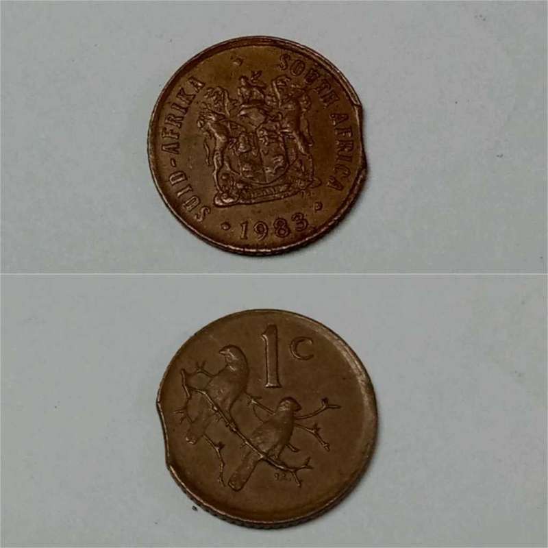 RSA 1983 One Cent ERROR