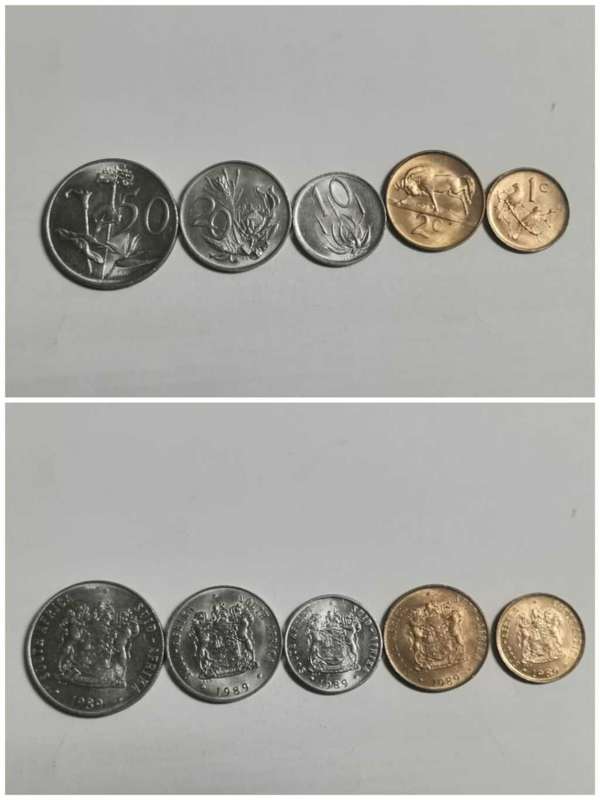 RSA 1989 Cents Set