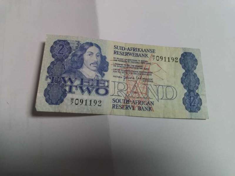 DISCOUNT!!! Two Rand Note G de Kock