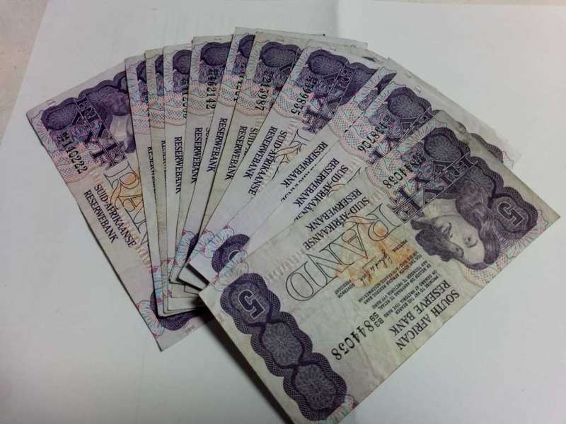 DISCOUNT!!! Five Rand Note G de Kock