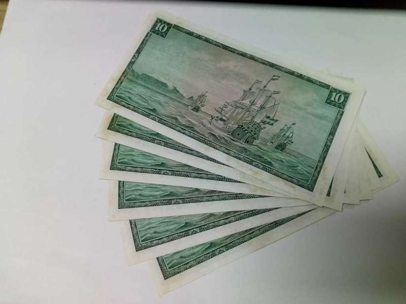 RSA 10 Rand 1976(TW de Jongh 3rd Issue) - W18 Replacement - 6 in Sequence