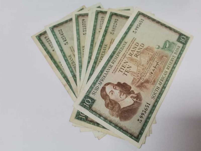 RSA 10 Rand 1976(TW de Jongh 3rd Issue) - W16 Replacement