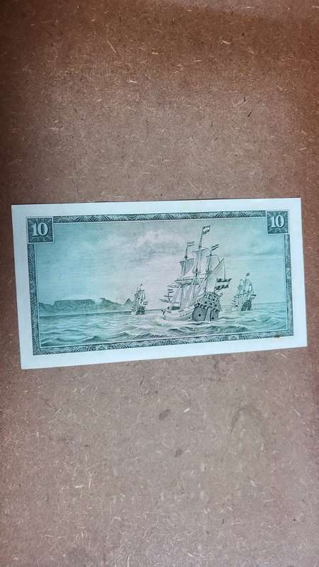 RSA 10 Rand 1976(TW de Jongh 3rd Issue) - W18 Replacement - Great condition