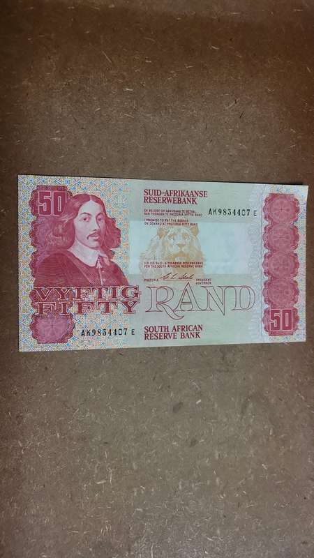 RSA 50 Rand 1990(C Stals 1st Issue) - EF condition
