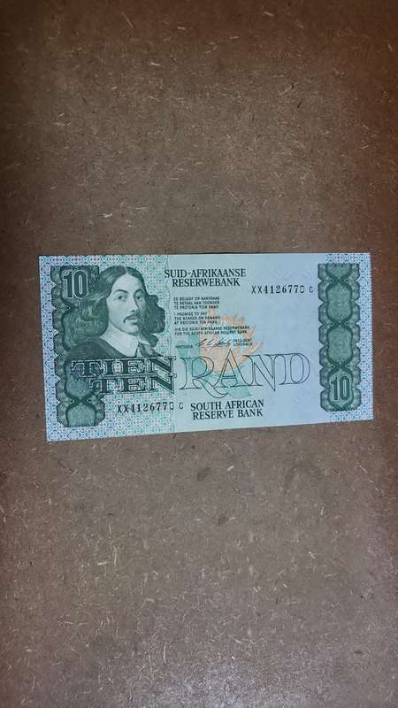 RSA 10 Rand 1990(C Stals 1st Issue) - XX Replacement - Nice condition
