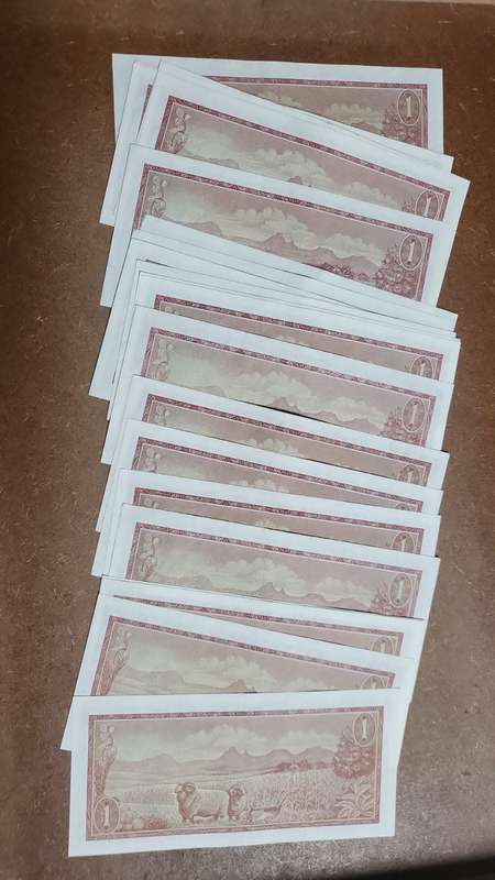One Rand Notes TW de Jongh 1975