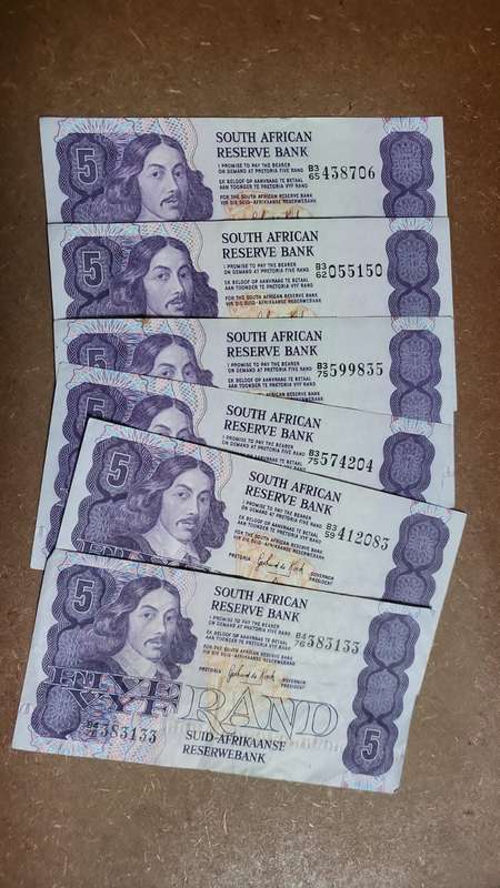 RSA 5 Rand 1981(G de Kock 2nd Issue) - Nice condition