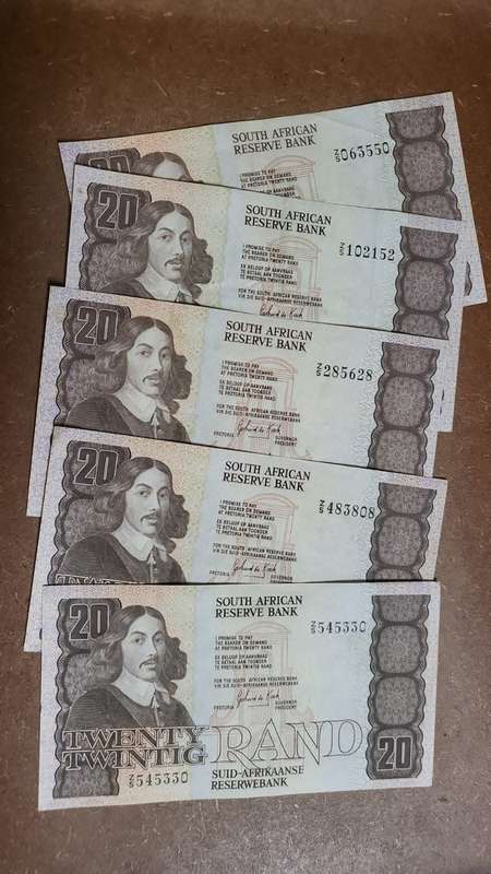 RSA 20 Rand 1981(G de Kock 1st Issue) - Z5 Replacement - *SCARCE*