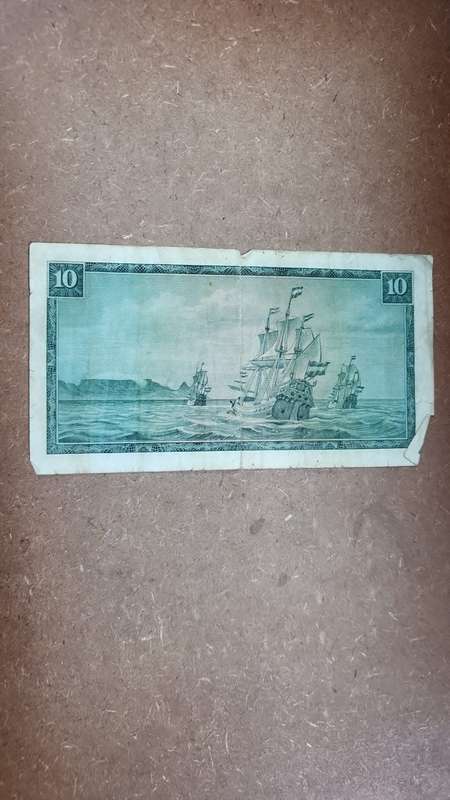 RSA 10 Rand late 1960's(TW de Jongh 1st Issue) - W9 Replacement