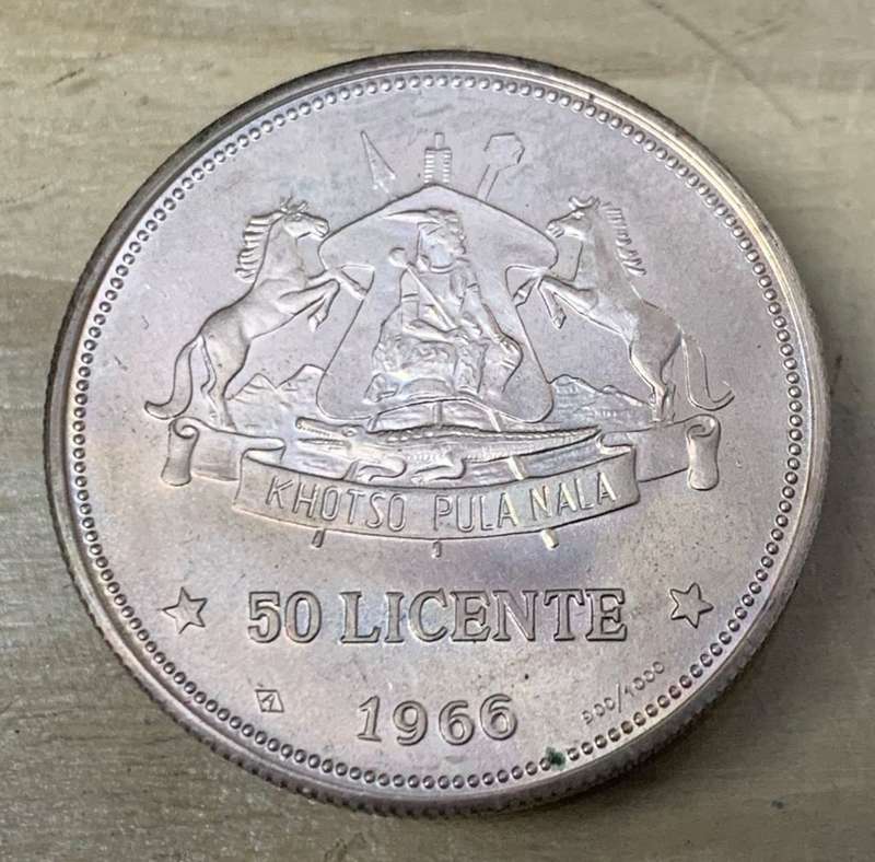 Lesotho 50 Licente 1966