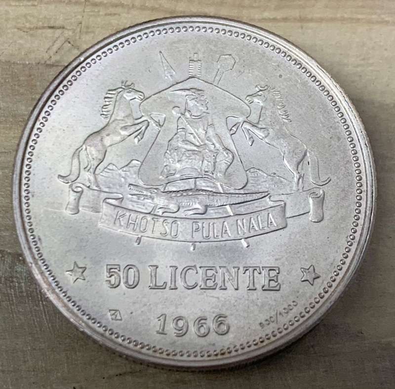 Lesotho 50 Licente 1966