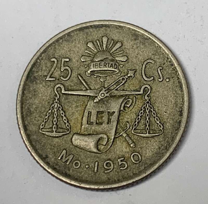 Mexico 25 Centavos 1950