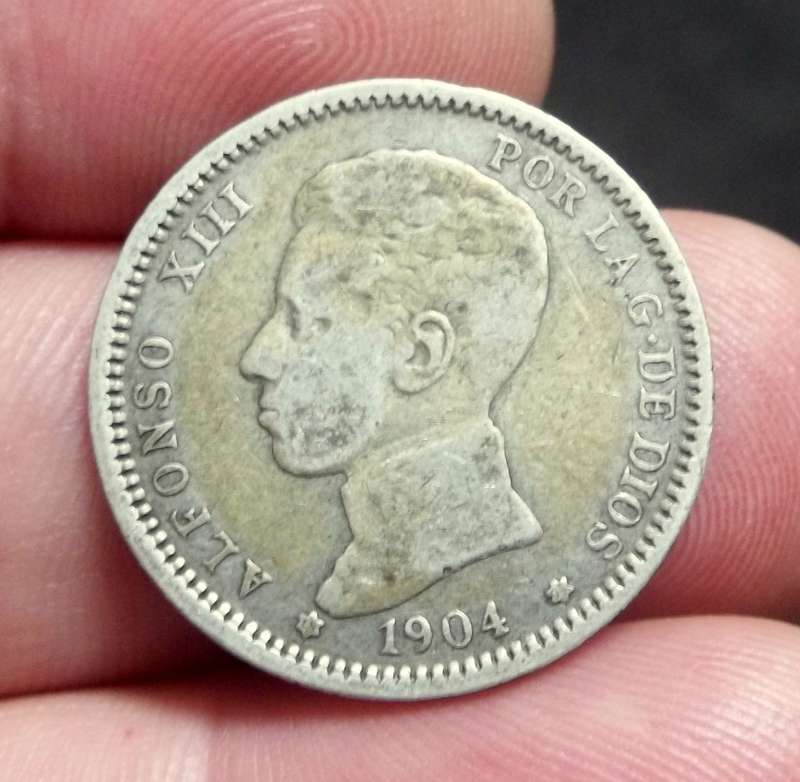 Spain 1 Peseta 1904