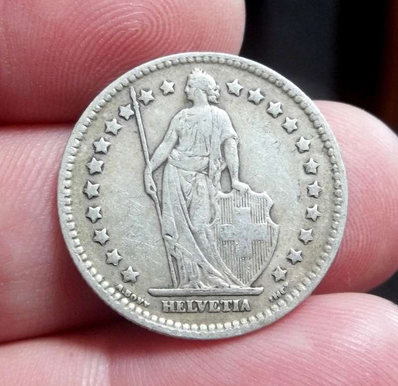 Switzerland 1 Franc 1914