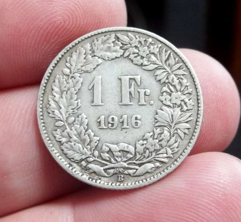 Switzerland 1 Franc 1916