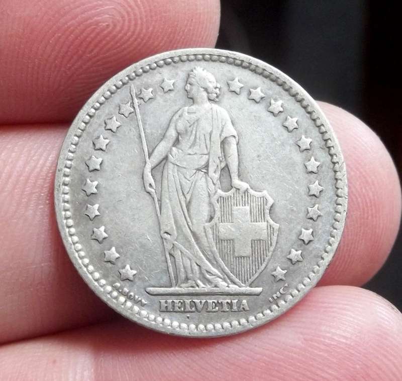 Switzerland 1 Franc 1920