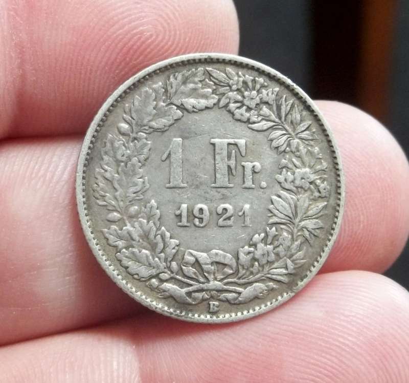 Switzerland 1 Franc 1921