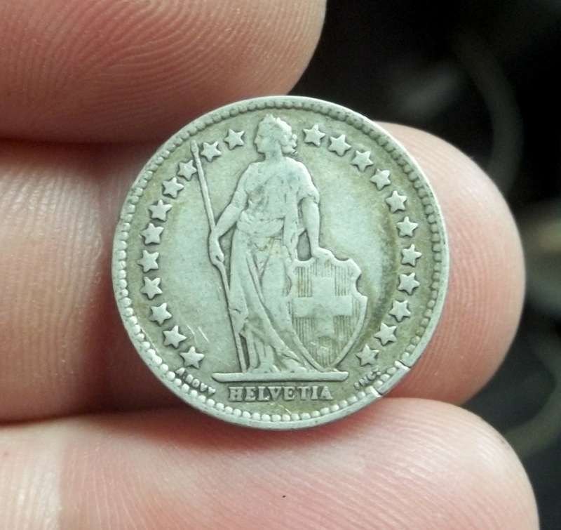Switzerland 1/2 Franc 1909