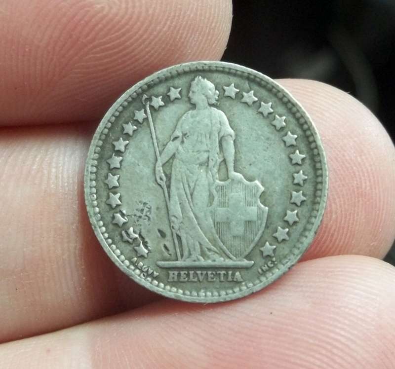 Switzerland 1/2 Franc 1920
