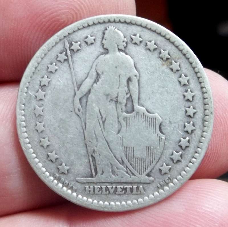 Switzerland 2 Francs 1886