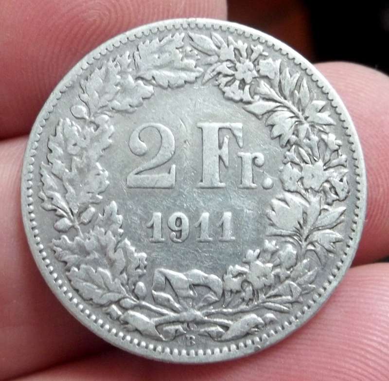 Switzerland 2 Francs 1911