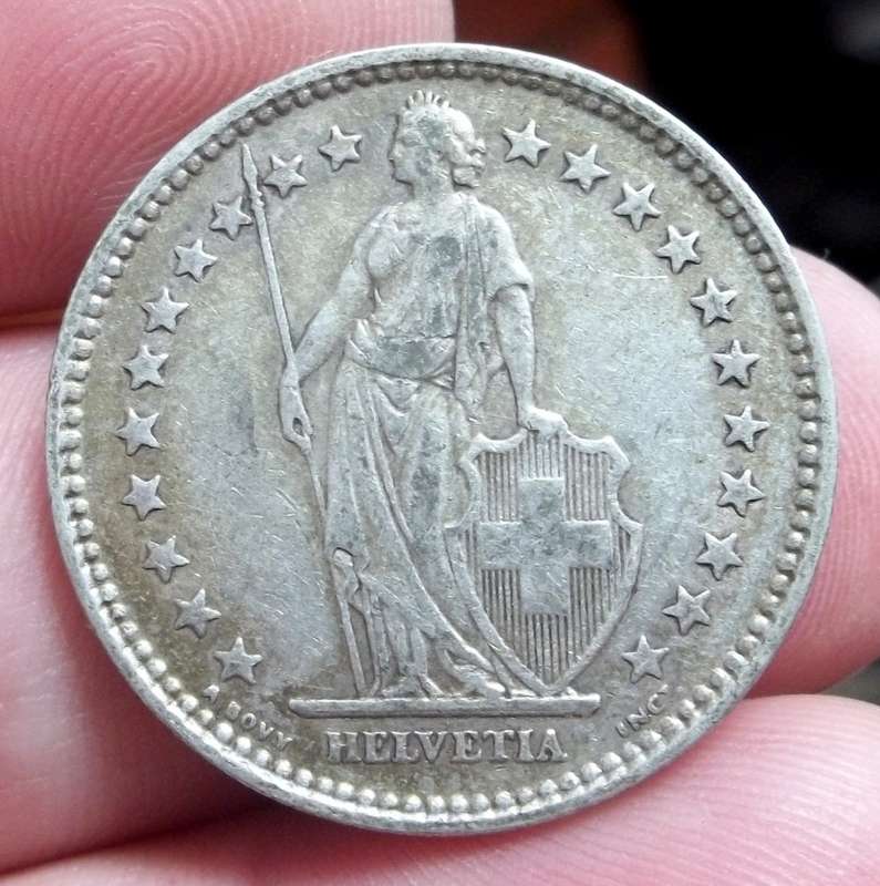 Switzerland 2 Francs 1920