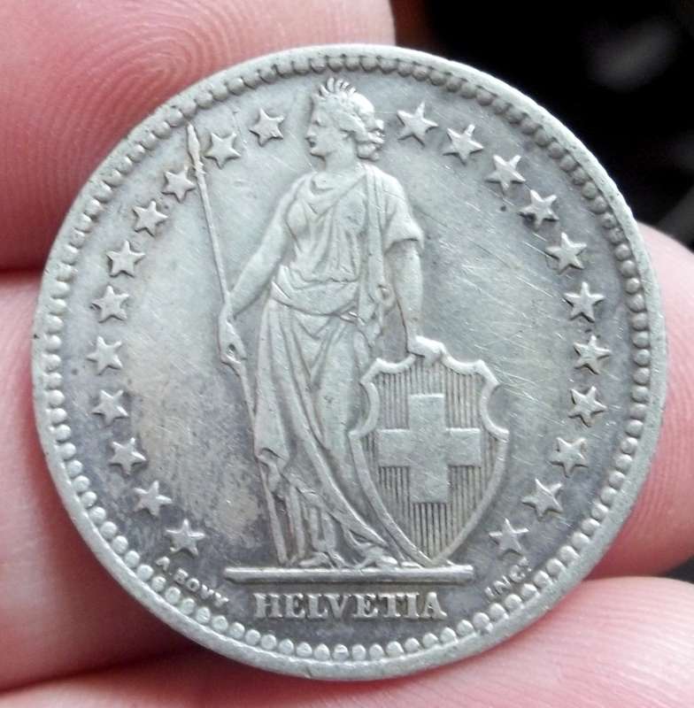 Switzerland 2 Francs 1944