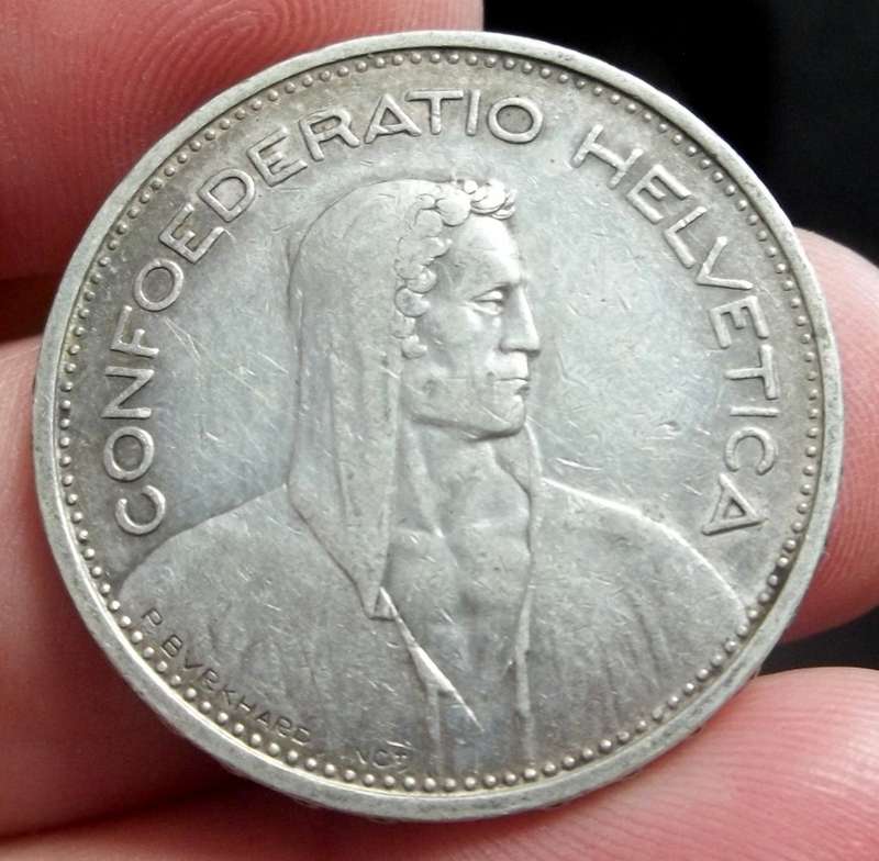 Switzerland 5 Francs 1932